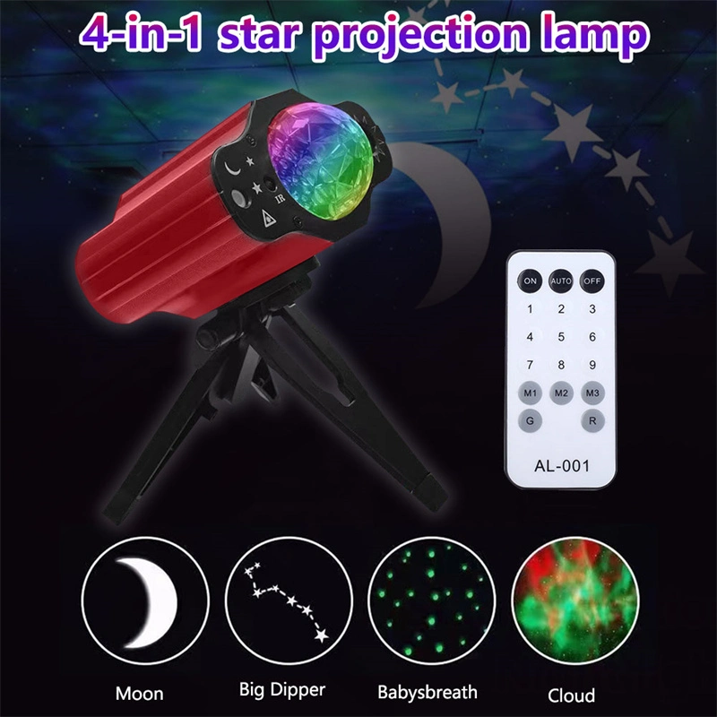 Starry Projector Night Light Projection Lamp Decorate Light with Remote LED Lights for Bedroom Decoration Birthday Gift Party