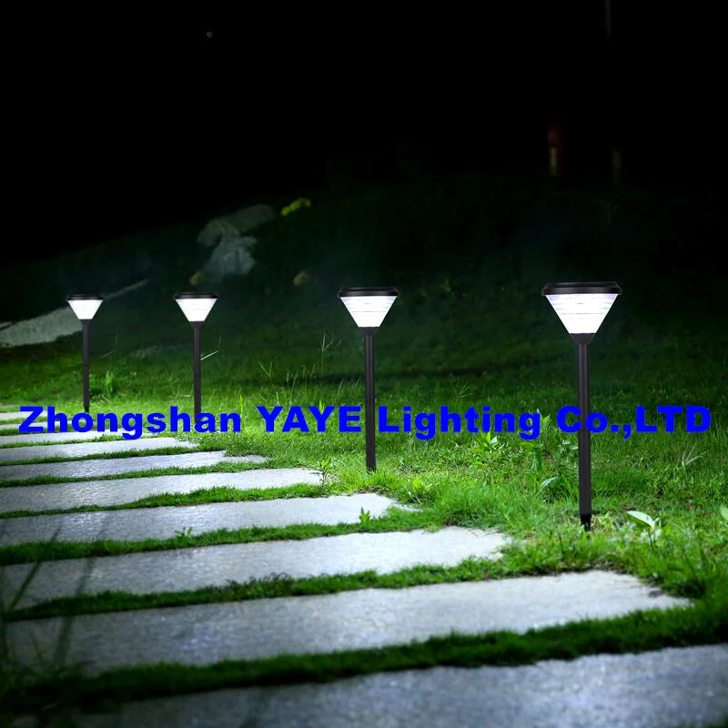 Yaye Zhongshan Supplier Manufacturer Hot Selling LED Solar 50W Lawn Pathway Landscape Yard Decoration Outdoor Waterproof IP65 SMD 150W 250W Solar Garden Light