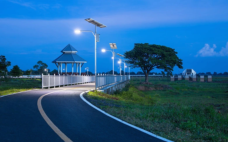 Manufacturer Outdoor Road Park Pathway 60W 80W LED Solar Street Lights