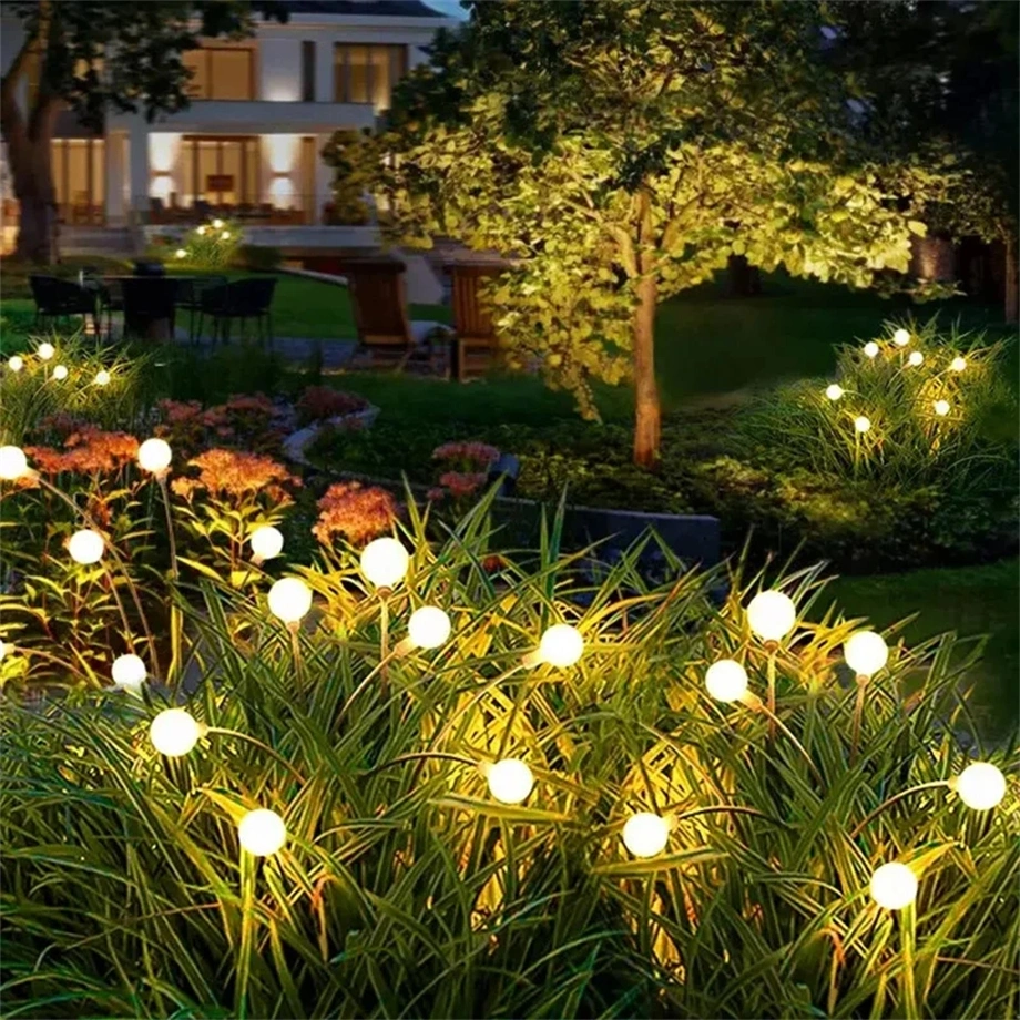 Outdoor Country House Terrace Garden Courtyard Lawn Decoration Waterproof LED Firefly Garden Light Lawn Decor Solar Light