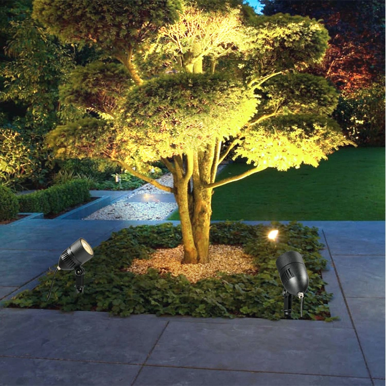 10W 12W 15W 20W COB LED Landscape Outdoor Waterproof Garden Tree Spike Spotlight Light