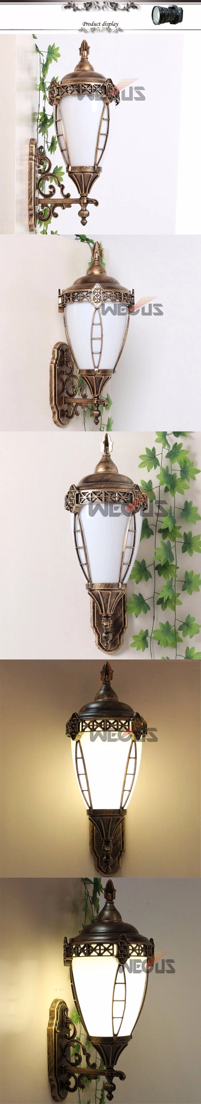 Europe Waterproof Outdoor Wall Lamp Courtyard Gateway Outside Wall Light (WH-HR-79)