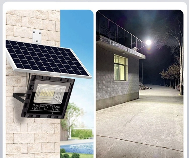 Outdoor Waterproof Day off Night on Solar LED Flood Street Lamp