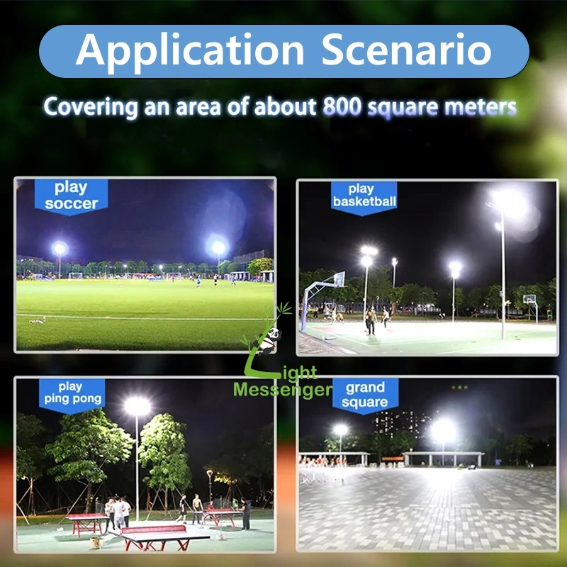 Light Messenger Good Price 100W 200W 300W Waterproof Floodlight Outdoor Flood Lamp Stadium Garden Court Courtyard Refletor Projecteur LED Flood Light