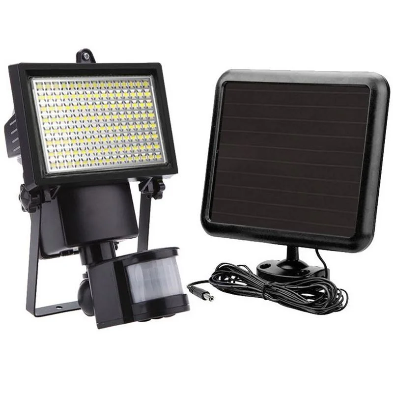 Solar 120LED Induction Outdoor Courtyard Lamp Street Floodlight Spotlights