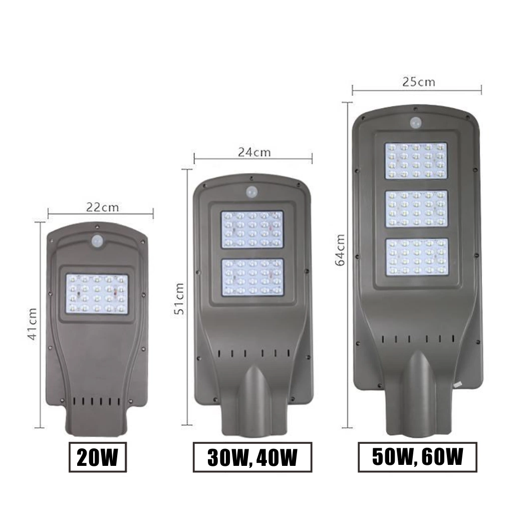 All in Two Solar LED Street Light 30W