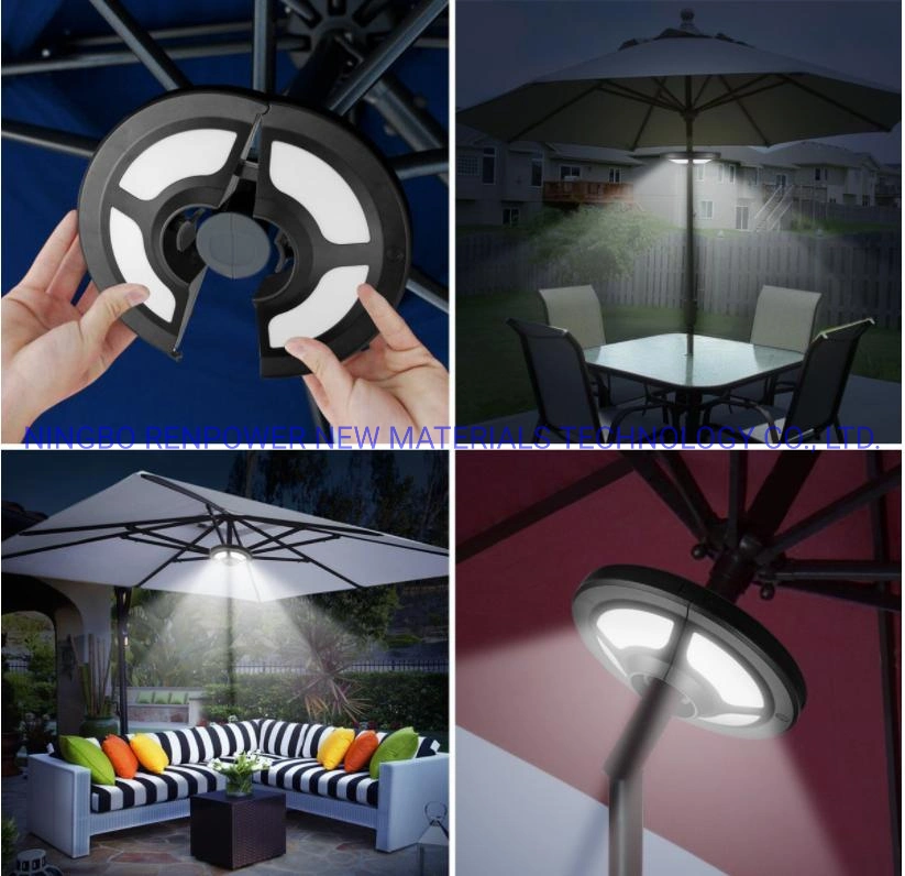 High Quality Solar Lamp LED Lamp Rechargeable Solar Battery Powered Garden Parasols Outdoor Patio Market Umbrellas LED Light