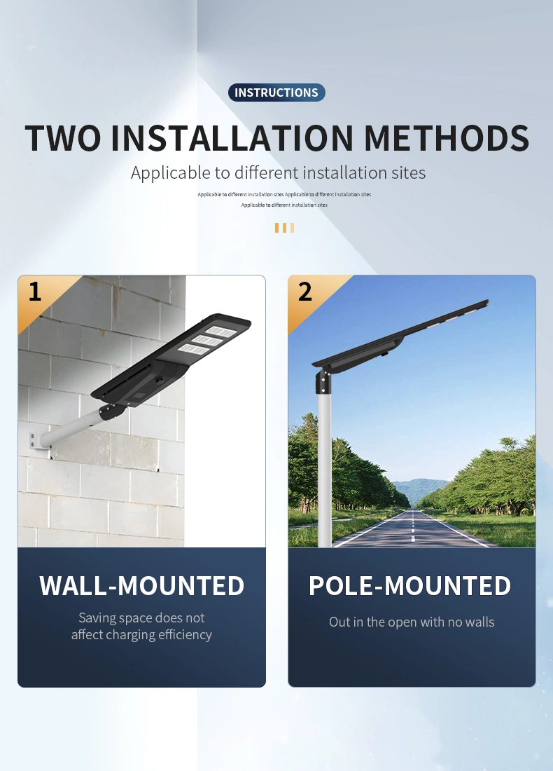 Wholesale Best Price 100W 150W 200W 250W Outdoor Energy Saving Powered Panel Flood Motion Sensor Road Battery Garden Wall LED All in One Solar Street Light