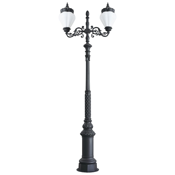 Community Street Lamp Post Courtyard Decorative Light Pole with Anti Rust Primer Coating