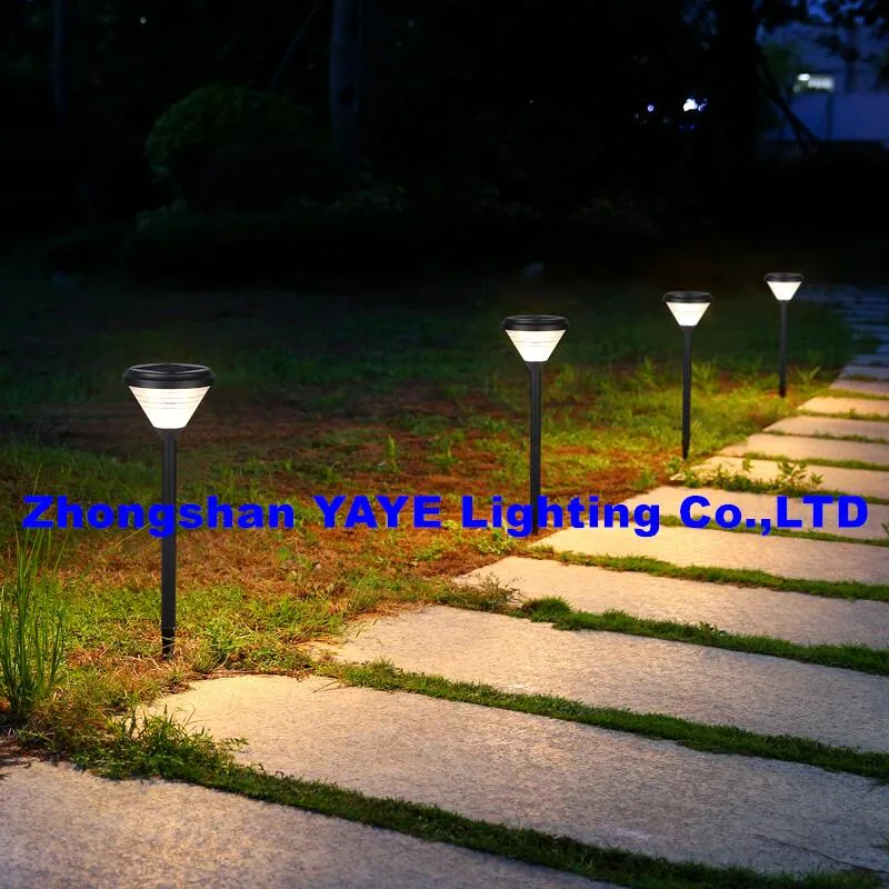 Yaye Zhongshan Supplier Manufacturer Hot Selling LED Solar 50W Lawn Pathway Landscape Yard Decoration Outdoor Waterproof IP65 SMD 150W 250W Solar Garden Light