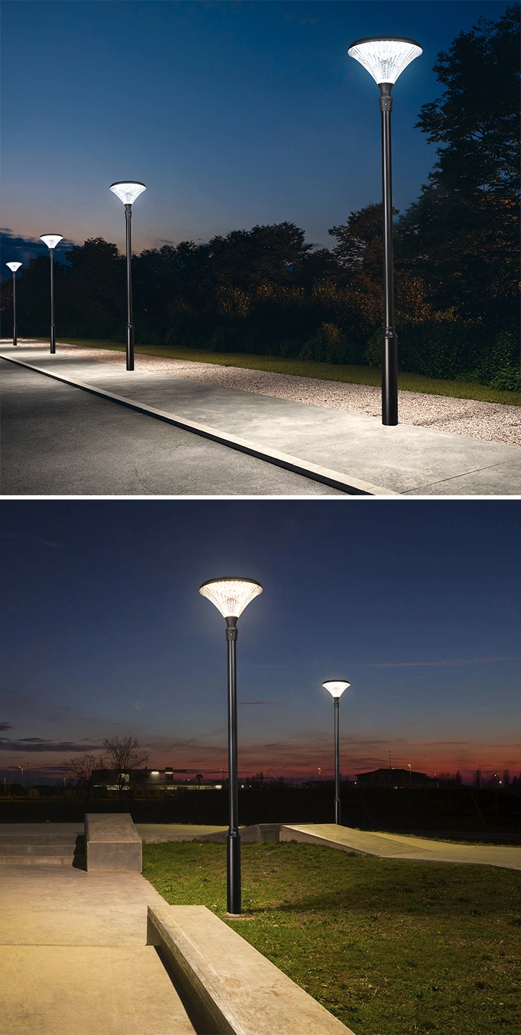 Solar High Pole Light 25W Courtyard Lamp Outdoor Waterproof Garden Villadom LED Rural Road Diamond Looking