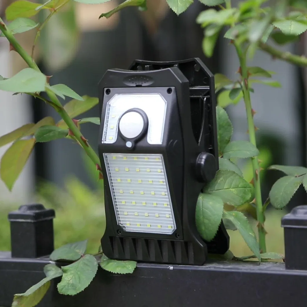 Outdoor IP 65 Waterproof Solar Garden Clip on Wall Lights for Backyard