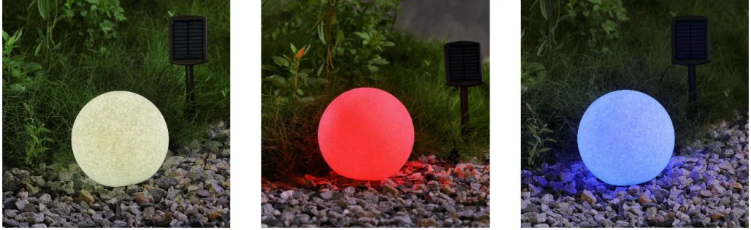 Outdoor Waterproof Solar Villa Garden Decoration Courtyard Luminous Stone Pebbles LED Lawn Light