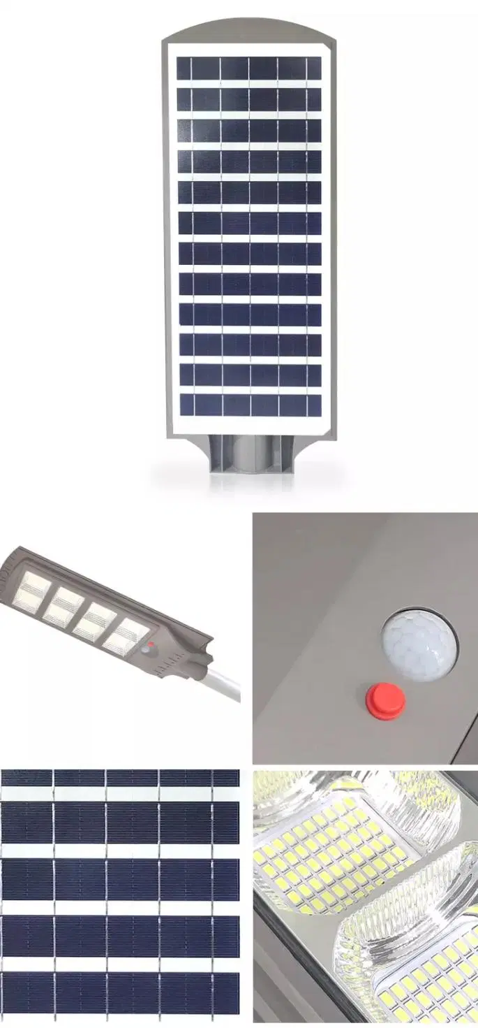 Outdoor IP65 Waterproof Solar Street Lighting with Radar Sensors Solar LED Street Light for Courtyard