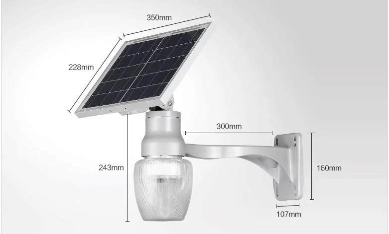 Solar Courtyard Small Street Lamp Wall Mounted Wall Light