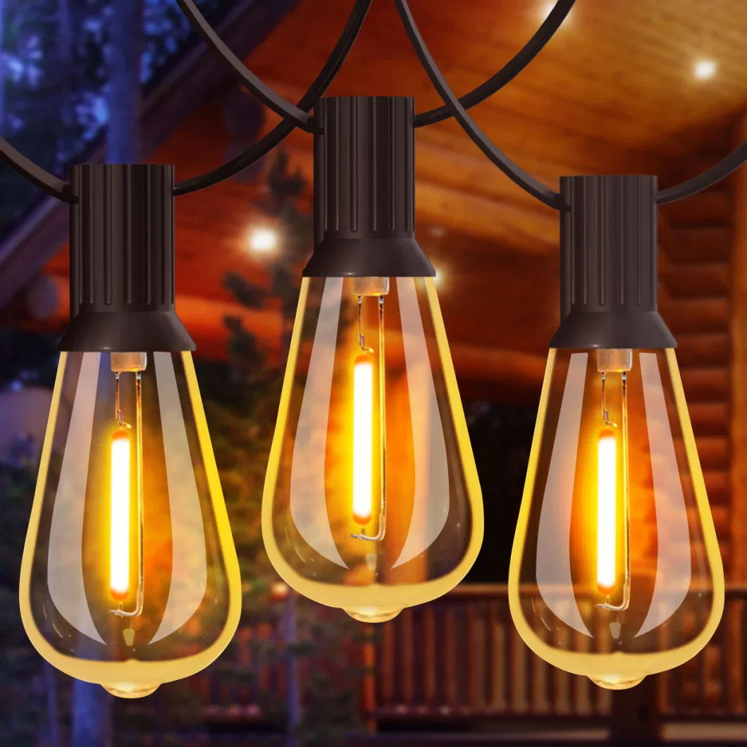 Outdoor String Lights 30FT LED Outdoor Patio Lights Waterproof