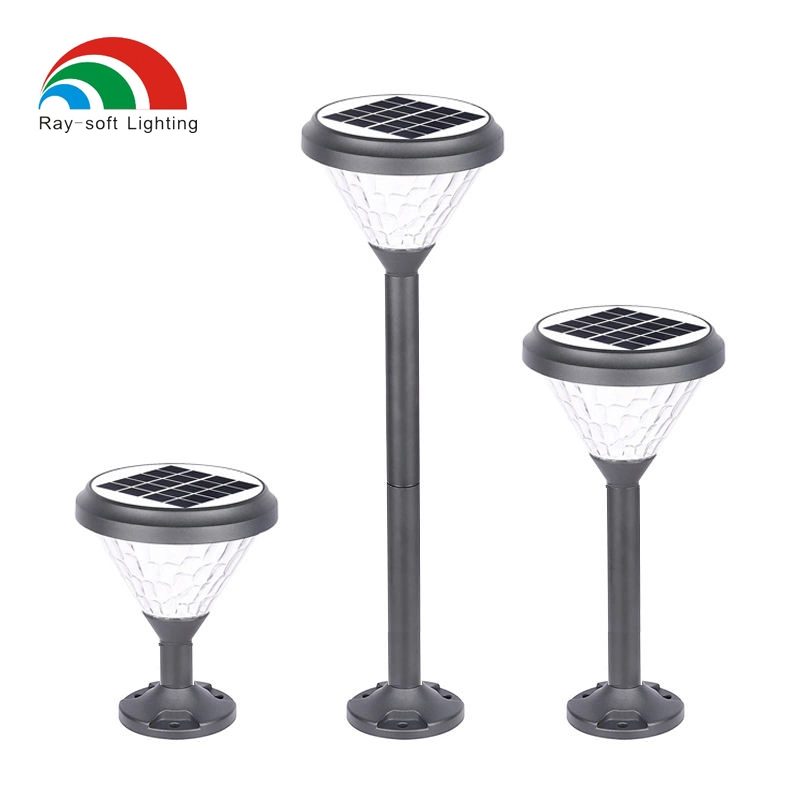 IP65 Waterproof Solar Post Fence Lamp Outdoor Main Gate Solar Pillar Light Backyard Pathway Courtyard Solar Garden Lighting