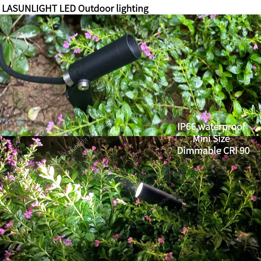 LED Landscape Courtyard Lawn Floor Lights Outdoor Mini Spotlight Circular Projection Lamp