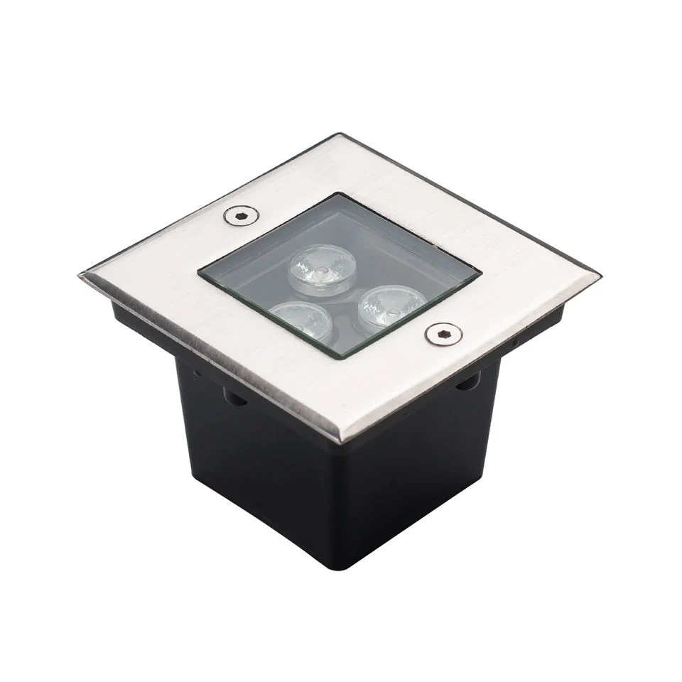 16W LED Square Outdoor Waterproof Park Landscape Light Courtyard Recessed Lawn Floor Light