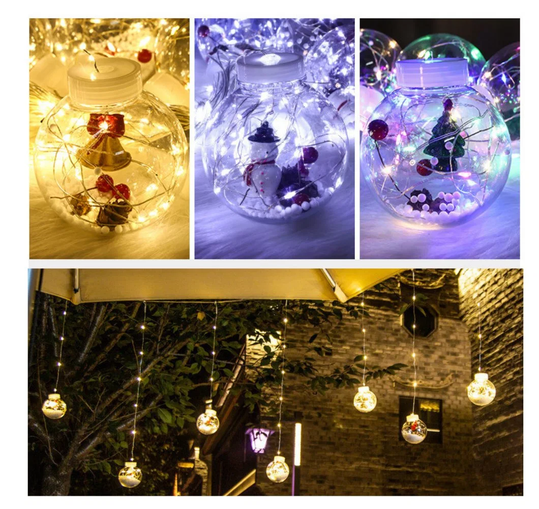 The Purple Tree Christmas Wish Ball Lights: a Winter Dream