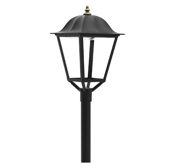 Vintage LED Street Lights 50W 60W 80W LED Pole Mounting Garden Lanterns Courtyard Lamps