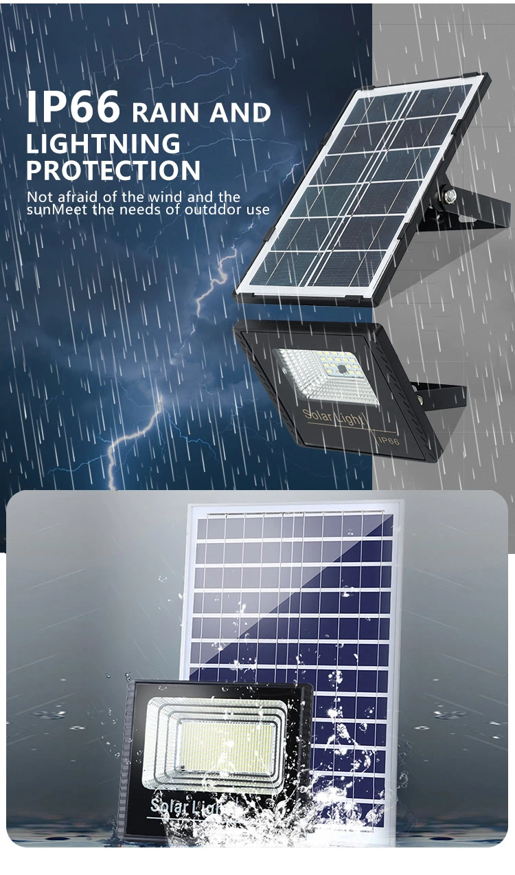 Hot Sell IP65 Outdoor Using Waterproof Solar Flood Light 150 Solar LED Floodlights for Garden