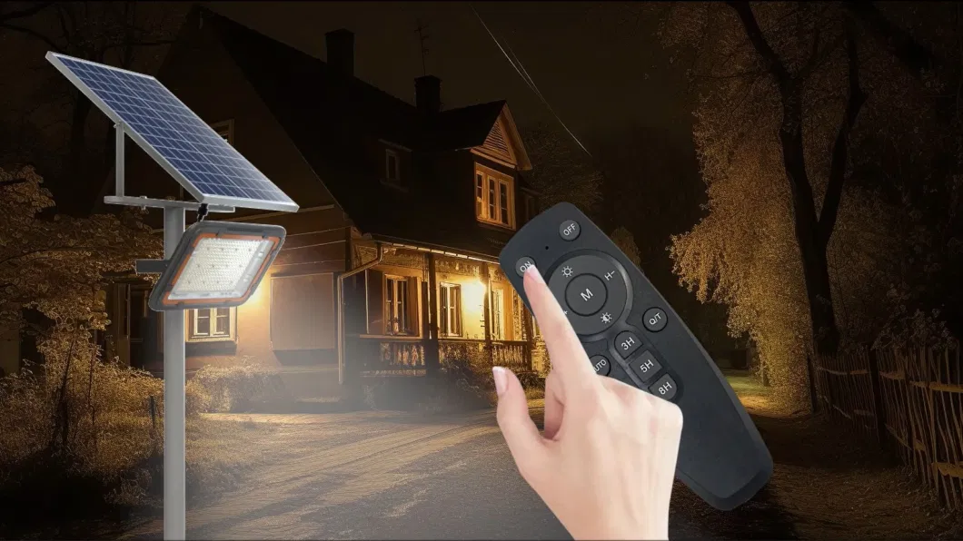 Unique Hot Sale High Quality Remote Control Sensor Lighting Garden Lampara Reflector 100W 200 600W Security Floodlight Outdoor Best LED Flood Solar Lamp