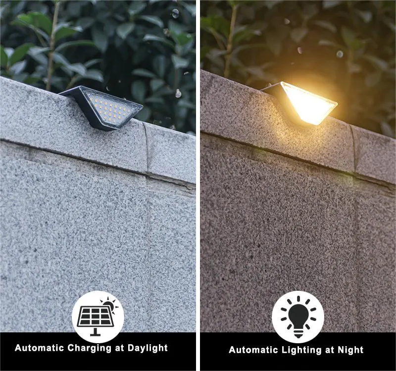 Solar LED Lights Outdoor Pathway Lamp Waterproof Solar Deck Stair Step Light