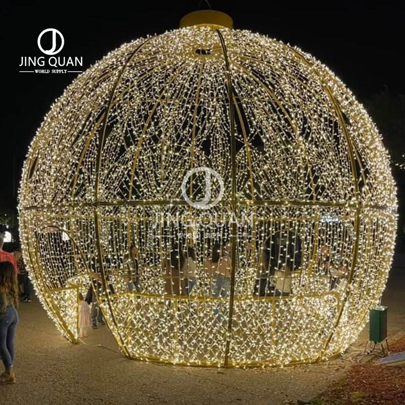 Motif LED Ball Lights Christmas Santa Giant Decorations Outdoor Outside Street Shopping Mall Park Garden Decorative Ornaments