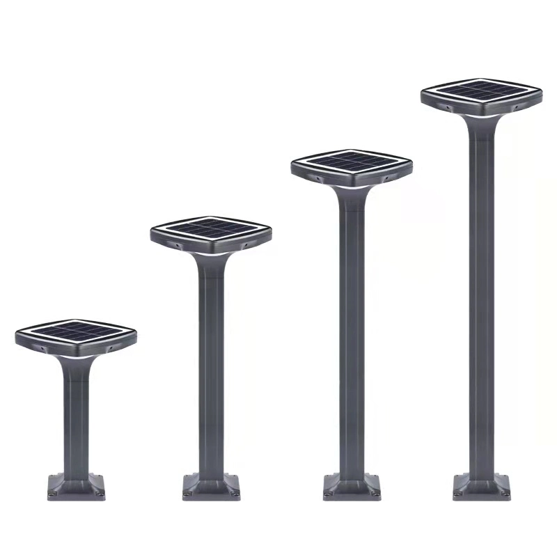 Outdoor Waterproof IP65 Solar Panel LED Bollard Lights for Pathway Garden Walkway Park Yard