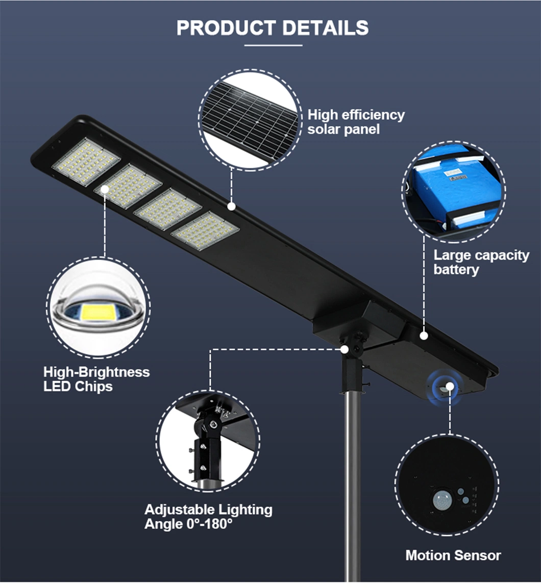 Alltop IP65 Waterproof Outdoor Integrated All in One Solar Street Lamp Motion Sensor Solar Garden Wall Lawn Light Remote Control Flood Light Wholeset LED Light