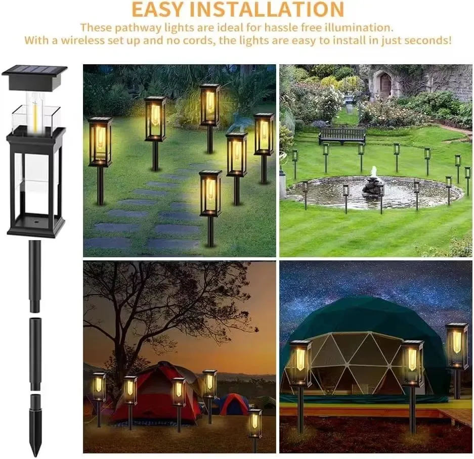 Powered LED Waterproof Landscape Courtyard Pathway Solar Lawn Light Outdoor Solar Light for Garden