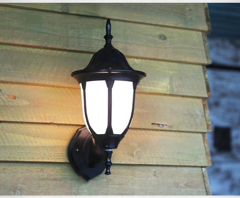 Europe Outdoor Wall Lamp Waterproof Garden Lights Retro Creative Fence Lighting Black Wall Light (WH-HR-62)