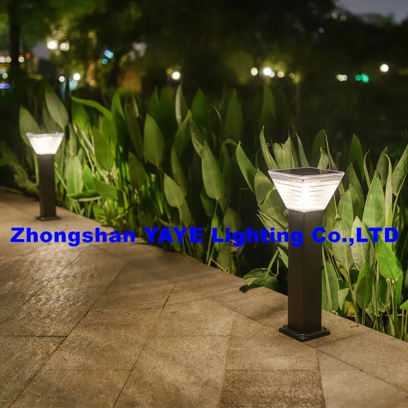 Yaye Zhongshan Supplier Manufacturer Hot Selling LED Solar 50W Lawn Pathway Landscape Yard Decoration Outdoor Waterproof IP65 SMD 150W 250W Solar Garden Light