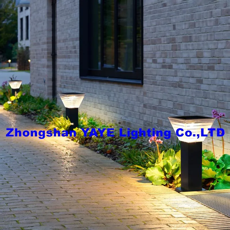 Yaye Zhongshan Supplier Manufacturer Hot Selling LED Solar 50W Lawn Pathway Landscape Yard Decoration Outdoor Waterproof IP65 SMD 150W 250W Solar Garden Light