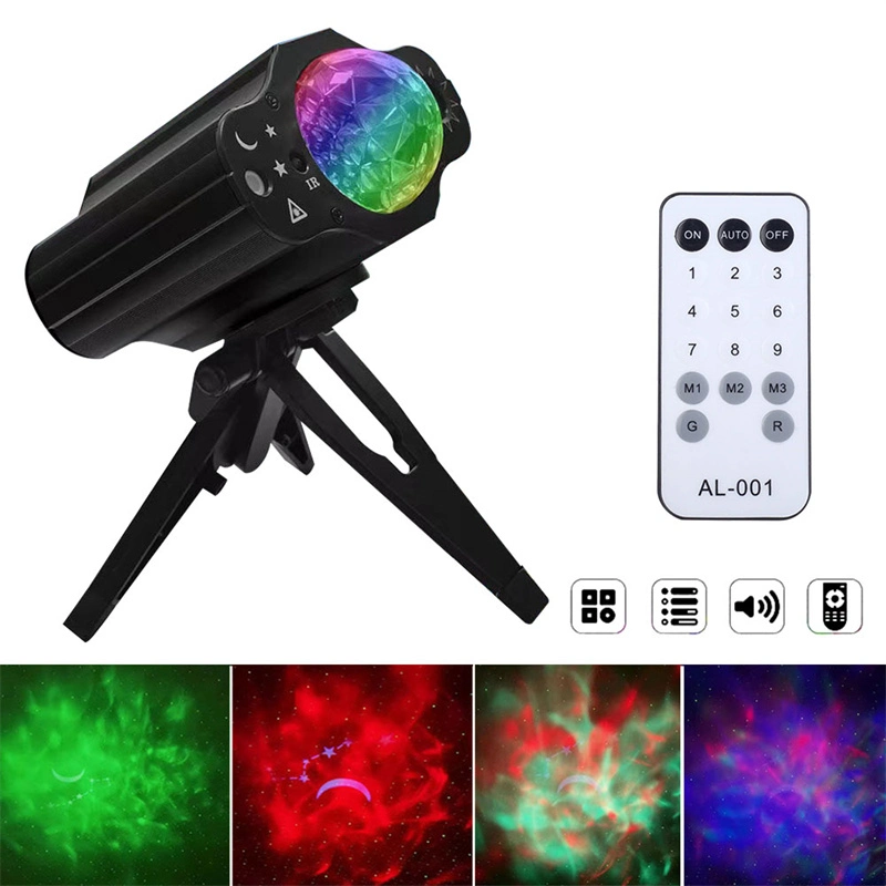 Starry Projector Night Light Projection Lamp Decorate Light with Remote LED Lights for Bedroom Decoration Birthday Gift Party