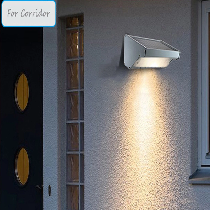 10W LED Solar Wall Light With Motion Sensor For Garage Light And Courtyard Light