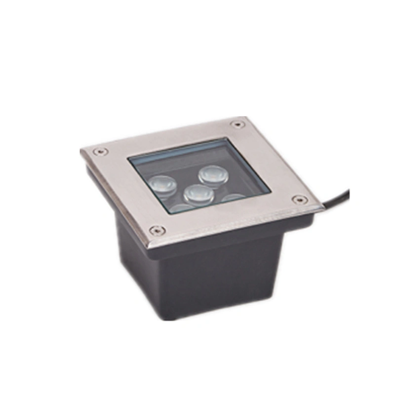 16W LED Square Outdoor Waterproof Park Landscape Light Courtyard Recessed Lawn Floor Light