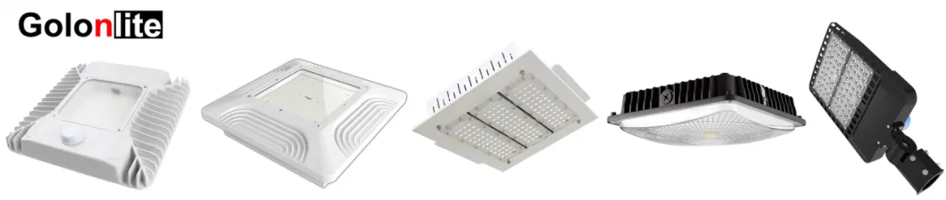 Factory Low Price Ceiling Recessed Mounting 40W 60W 80W 100W 120W 150W 200W 240W Warehouse Parking Garage Explosion-Proof Petrol Gas Station LED Canopy Light