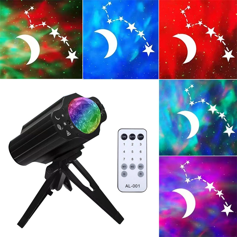 Starry Projector Night Light Projection Lamp Decorate Light with Remote LED Lights for Bedroom Decoration Birthday Gift Party