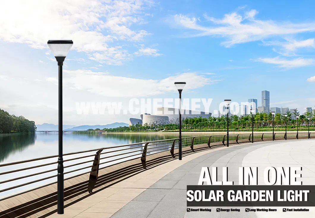 12W/15W/20W Outdoor Solar Garden Lamp LED Lighting for Home