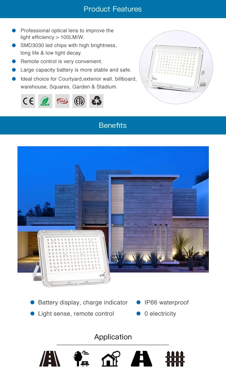 Outdoor Remote 40W Solar Powered Motion Lights for Country Yard