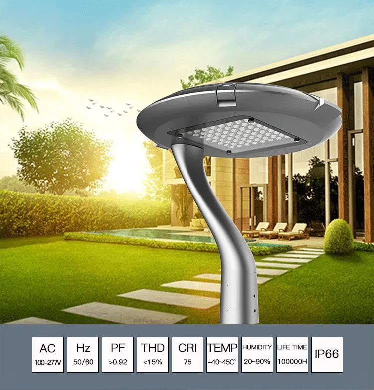 Outside Waterproof Anti Rain IP66 Garden Street Lighting 30W 60W 100W LED Lights for Home