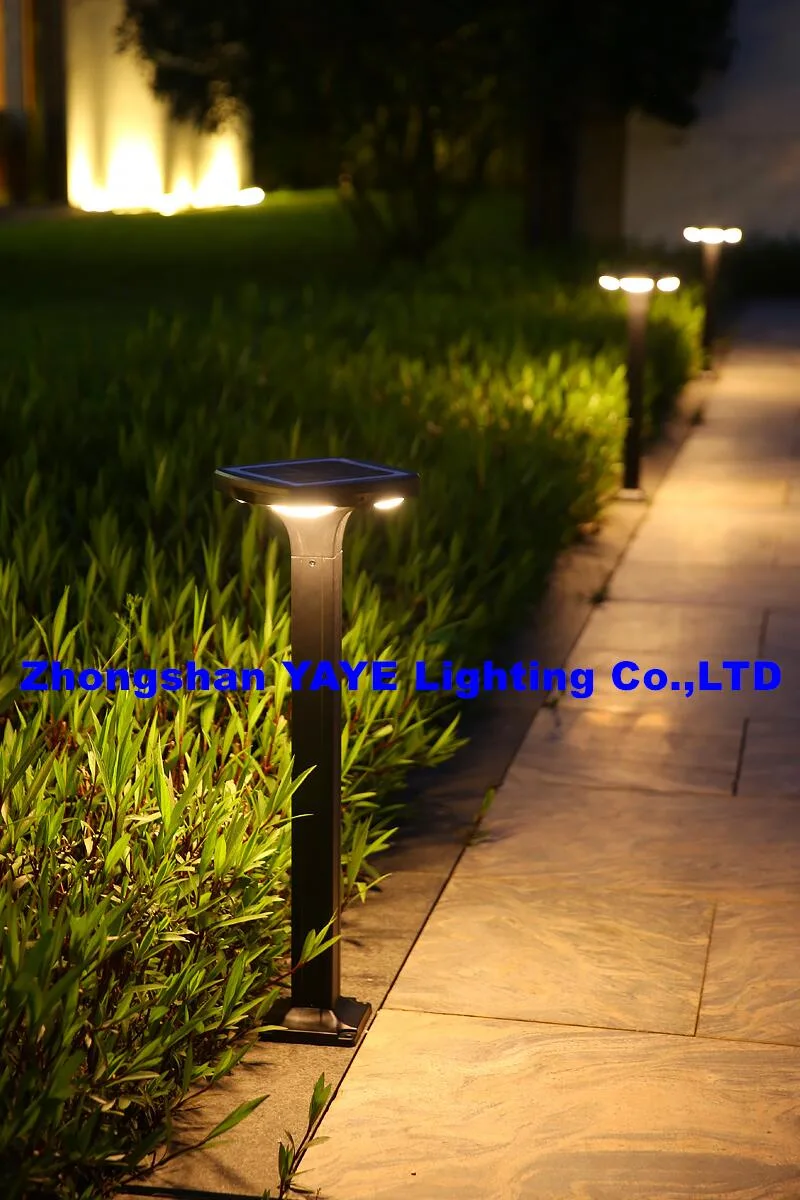 Yaye Zhongshan Supplier Manufacturer Hot Selling LED Solar 50W Lawn Pathway Landscape Yard Decoration Outdoor Waterproof IP65 SMD 150W 250W Solar Garden Light