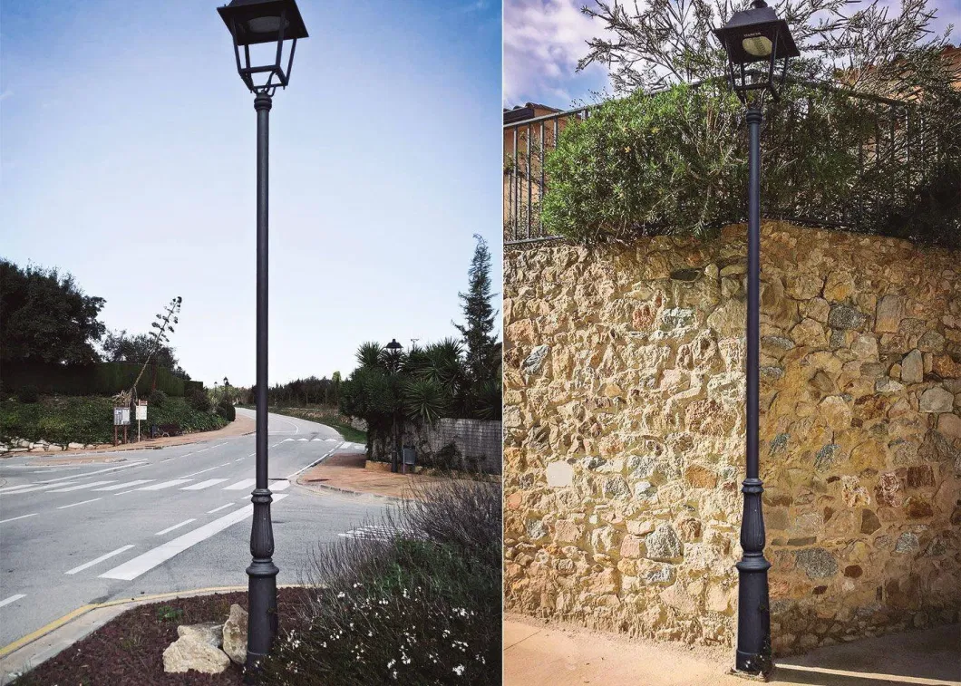 Custom Outdoor Post Lamp Park Community Street Courtyard Decorative Light Pole