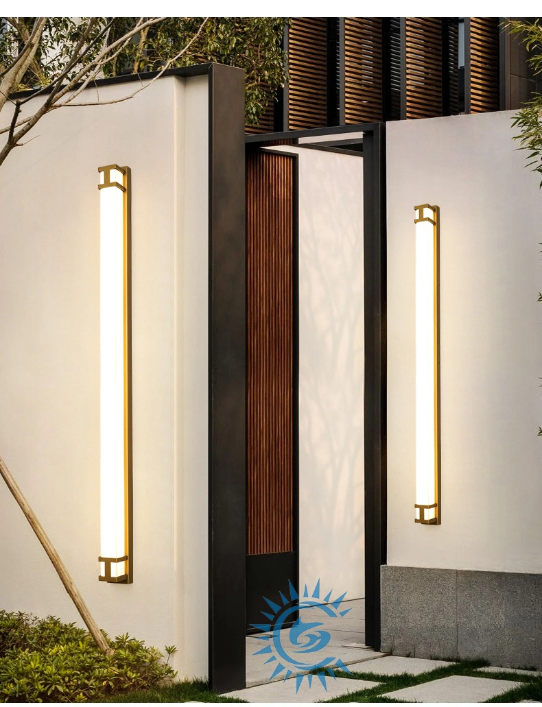 Outer Garden Courtyard Background Wall Decoration Line Light Strip Waterproof Lamp