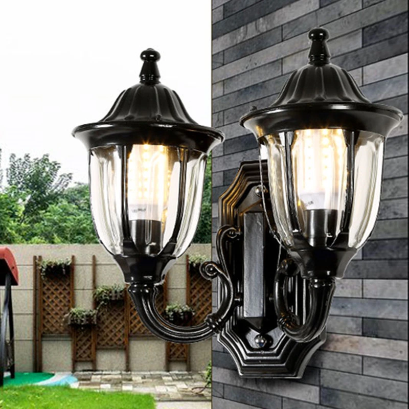 Retro Outdoor Wall Lamp European Courtyard Lighting Waterproof Landscape Outdoor Wall Lamp (WH-HR-72)