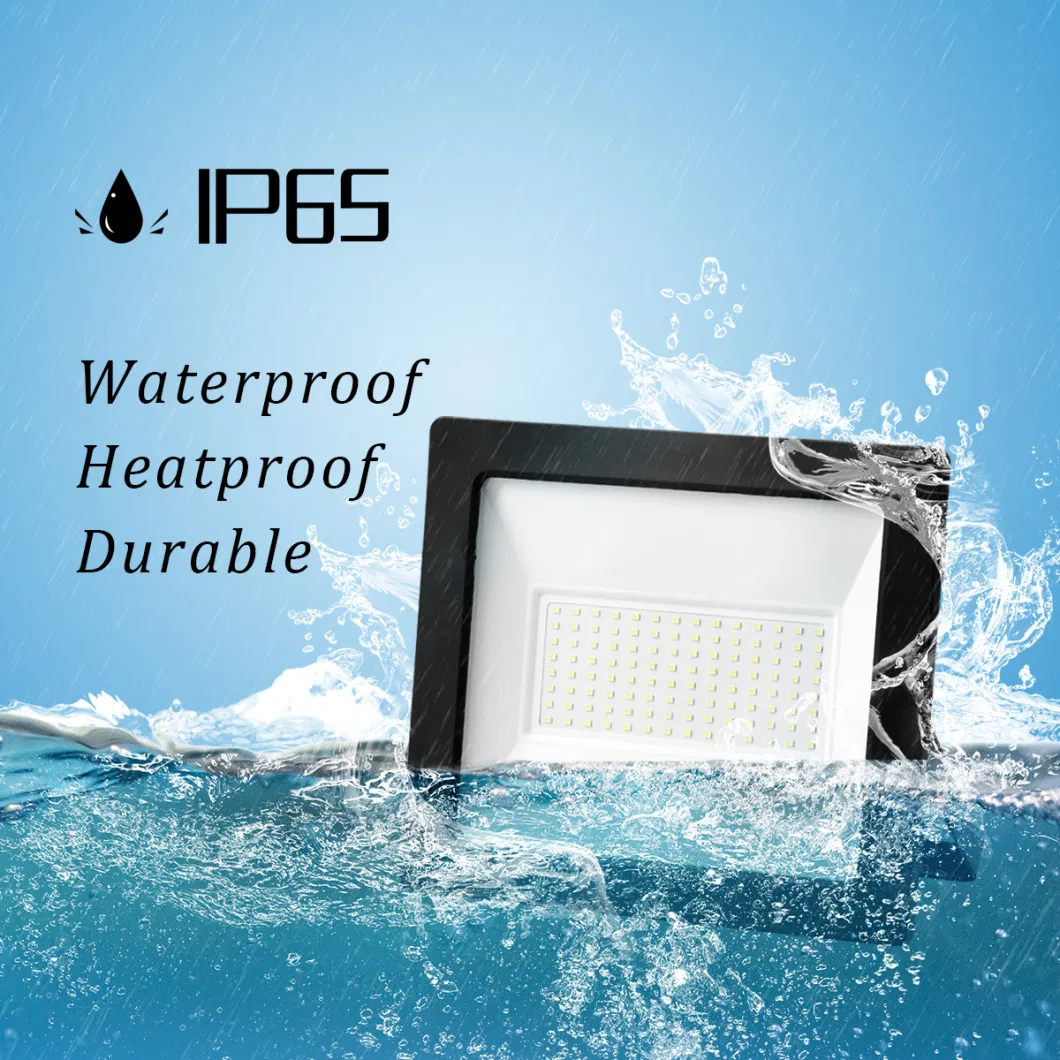 Factory Price LED Lamp 10W-400W Floodlight Super Brightness IP65 Dust-Proof Waterproof LED Outdoor Lighting High Lumen for Garden Courtyard Street CE RoHS ERP