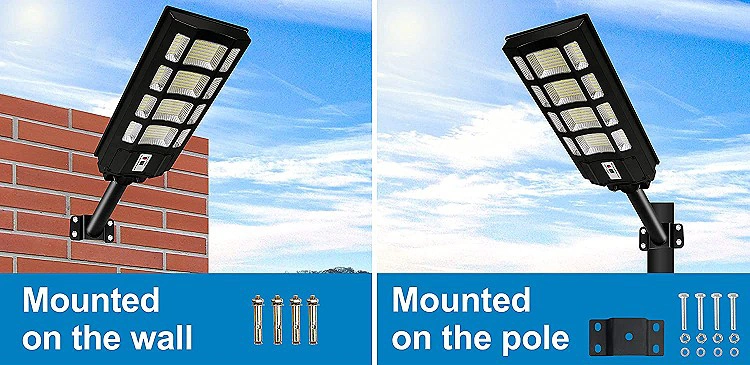 Large Ilumination Area Factory Automatic Charging During The Day and Automatic Lighting at Night LED Solar Street Light All in One Outdoor Lamp