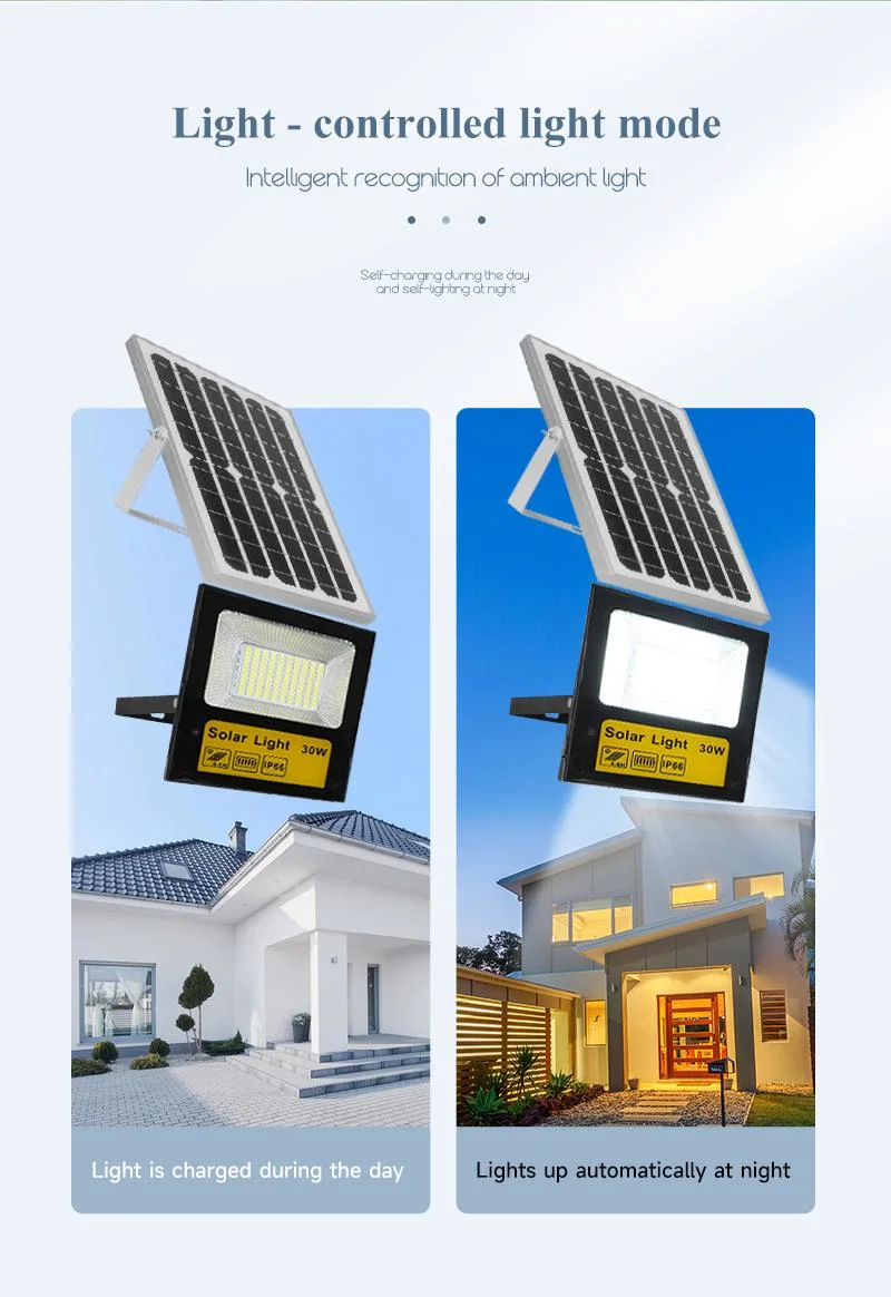 Solar Street Light Super Bright Solar LED Light Outdoor Path Lamp Remote Control IP65 Waterproof Solar Spotlight Garden Light